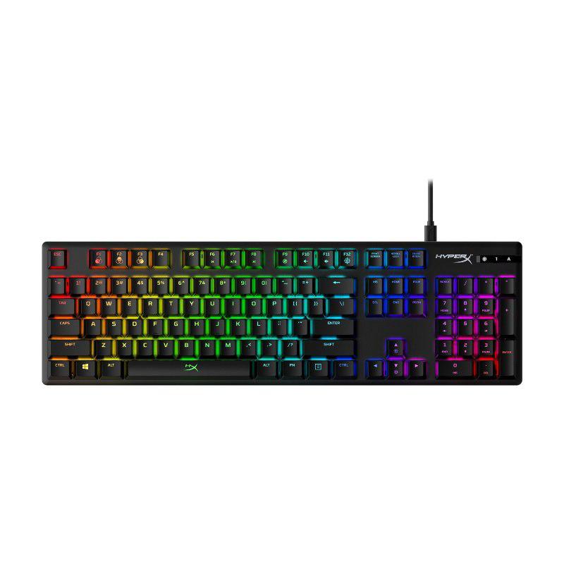 HyperX Türkçe Q RGB 104 Tuşlu Red Switch Kablolu Siyah Gaming Klavye