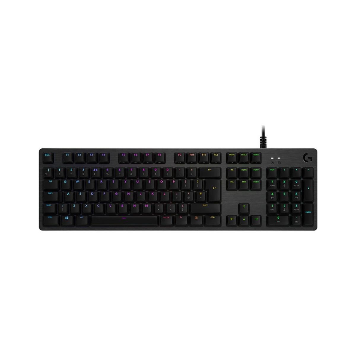 Logitech G512 Türkçe Q RGB 104 Tuşlu Blue Switch Kablolu Siyah Mekanik Klavye