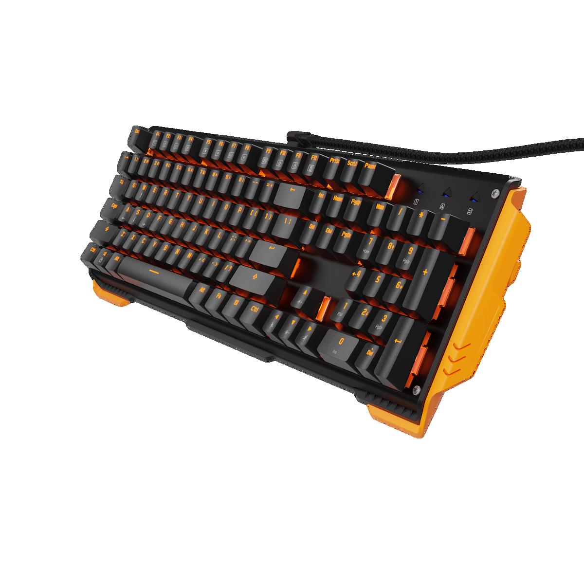 James Donkey 619S Türkçe 104 Tuşlu Brown Switch Kablolu Siyah Mekanik Gaming Klavye