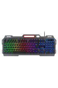 T-Wolf T16 Türkçe Q RGB 104 Tuşlu Kablolu Siyah Gaming Klavye
