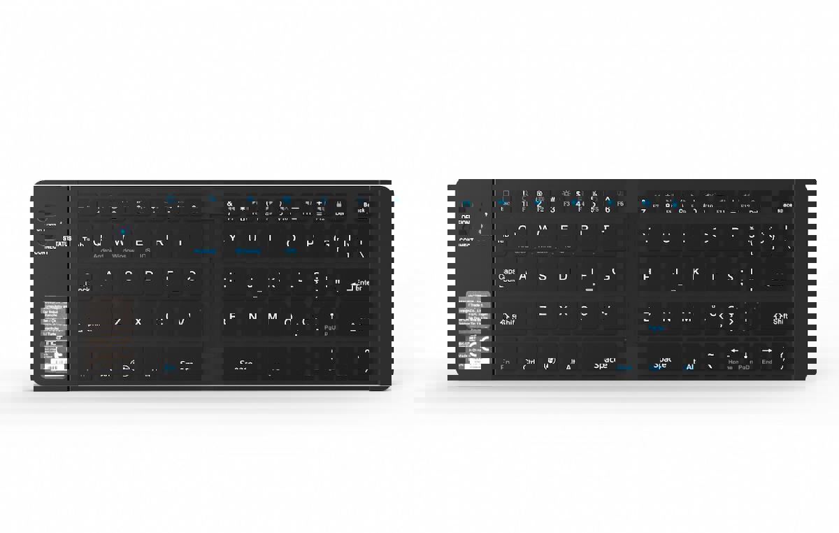 Inca IBK-579BT Türkçe Q Katlanabilir 104 Tuşlu Blue Switch Kablosuz Siyah Mekanik Klavye