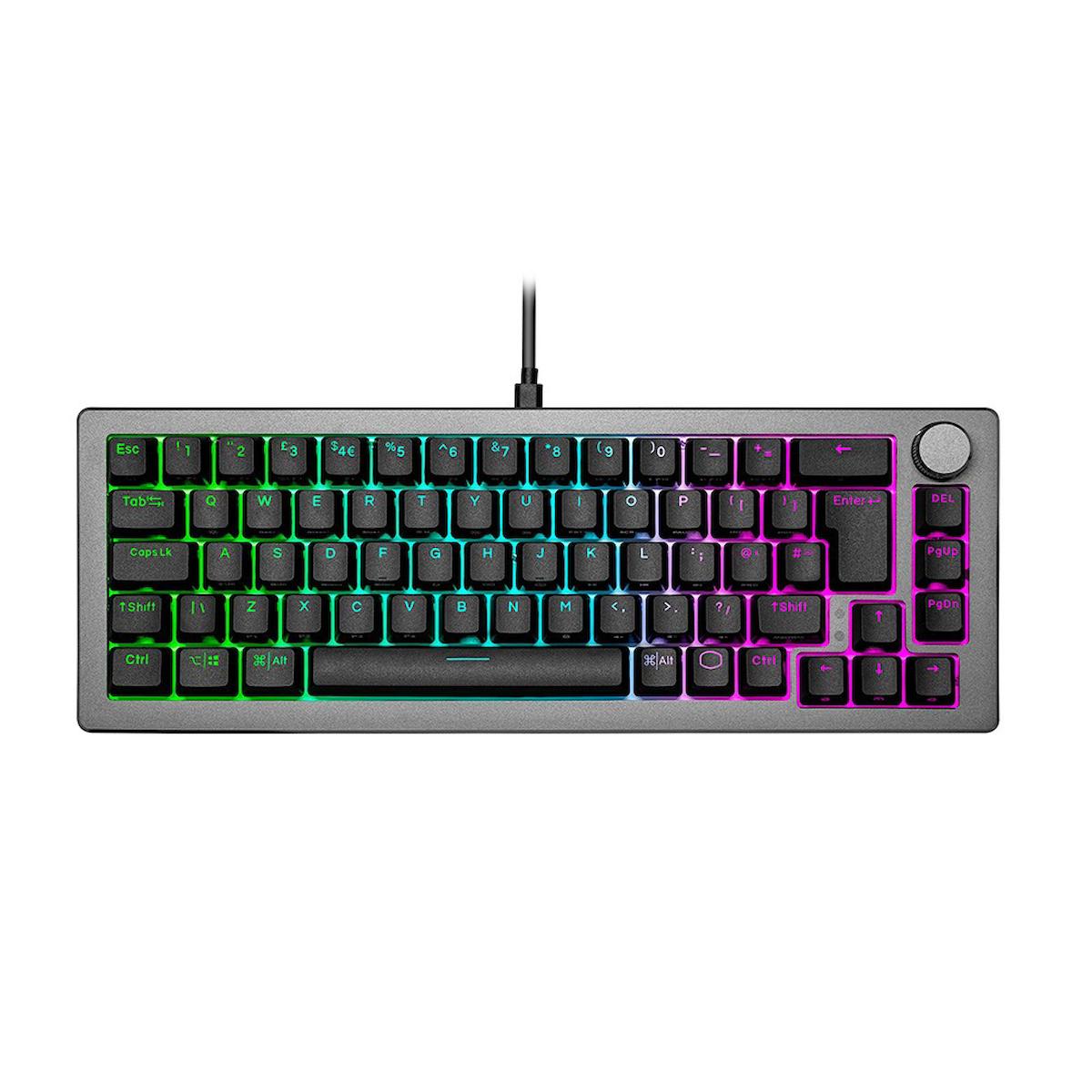 Cooler Master CK720 Türkçe RGB 88 Tuşlu Kablolu Beyaz Mekanik Gaming Klavye