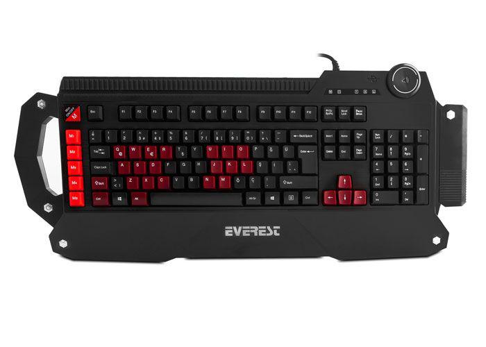 Rampage DLK-5115 Türkçe Q 104 Tuşlu Kablolu Siyah Gaming Klavye