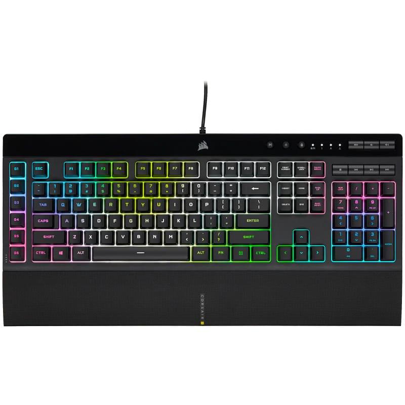Corsair CH-9226715-TR Türkçe Q RGB 104 Tuşlu Kablolu Siyah Gaming Klavye