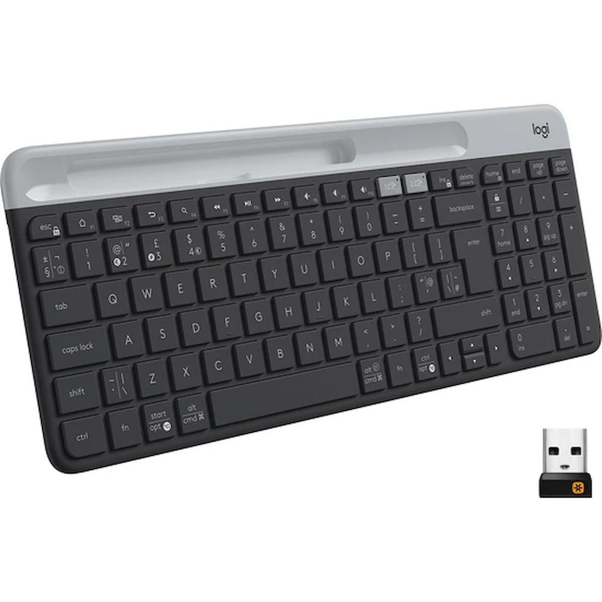 Logitech K580 Türkçe 108 Tuşlu Blue Switch Kablosuz Siyah Mekanik Klavye