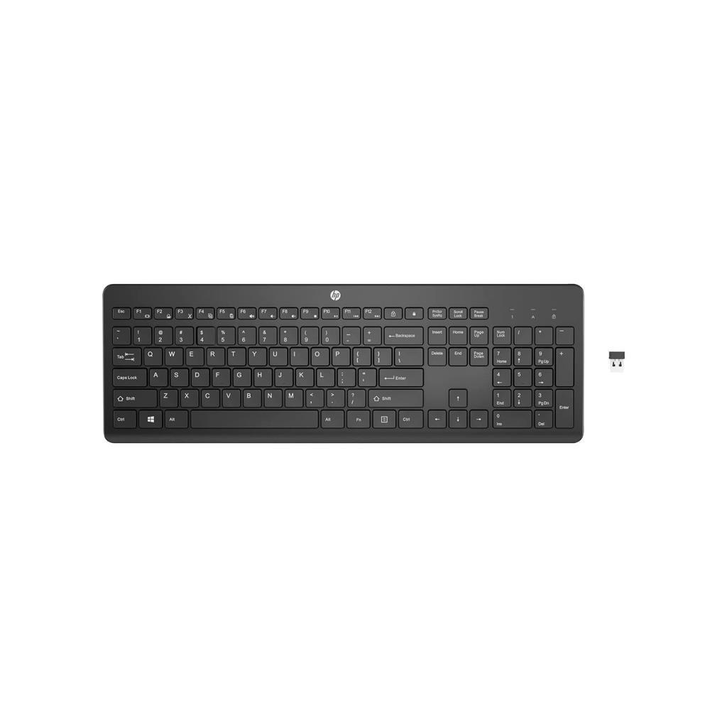 HP 3L1E7AA Türkçe Q 108 Tuşlu Kablosuz Siyah Normal Klavye