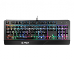 MSI GK20 Türkçe Q 104 Tuşlu Kablolu Siyah Gaming Klavye