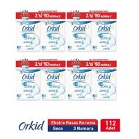 Orkid Extra Hassas Koruma İnce 14'lü Hijyenik Ped 8 Adet