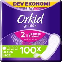 Orkid Yaprak İnce 100'lü Hijyenik Ped 1 Adet