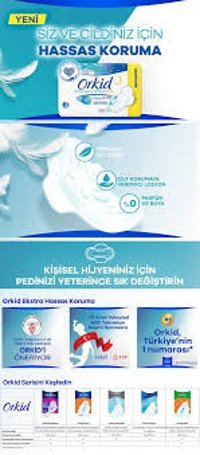 Orkid Extra Hassas Cesaret İnce Hijyenik Ped 1 Adet