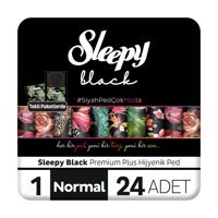 Sleepy Black İnce 24'lü Hijyenik Ped 2 Adet