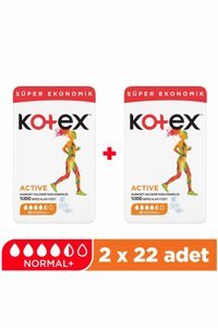 Kotex Actıve İnce 22'li Hijyenik Ped 2 Adet