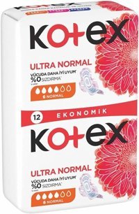 Kotex Ultra Double İnce 12'li Hijyenik Ped 2 Adet