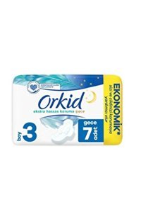 Orkid Extra Hassas Koruma İnce 7'li Hijyenik Ped 5 Adet