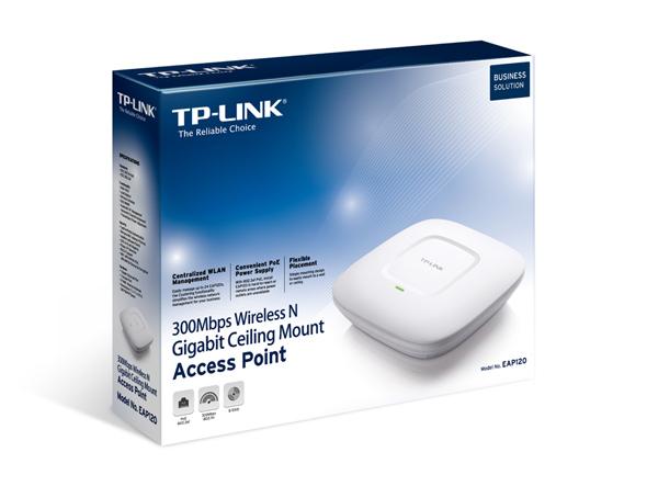 TP-Link EAP120 2.4 Ghz 300 Mbps Kablosuz İç Mekan Duvar Tipi Access Point