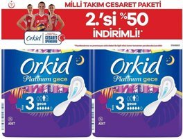 Orkid Platinum İnce 32'li Hijyenik Ped 3 Adet