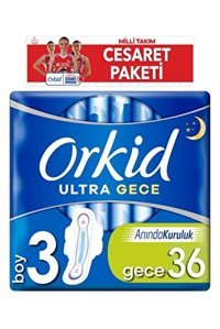 Orkid Ultra Extra İnce 36'lı Hijyenik Ped 2 Adet