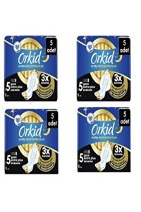 Orkid Extra Plus İnce 5'li Hijyenik Ped 4 Adet