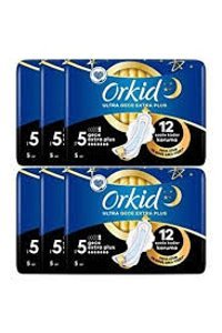 Orkid Ultra İnce 5'li Hijyenik Ped 6 Adet