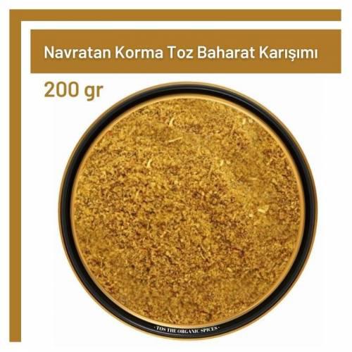 Tos The Organic Spices Navratan Korma Glutensiz Baharat Karışımı Toz 200 gr