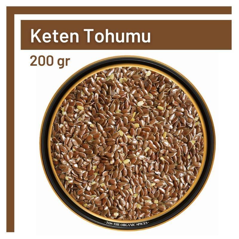 Tos The Organic Spices Vegan Keten Tohumu Tane 200 gr