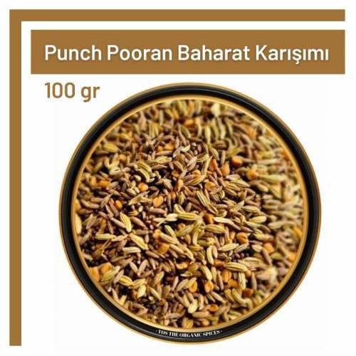 Tos The Organic Spices Punch Pooran Glutensiz Baharat Karışımı Toz 100 gr