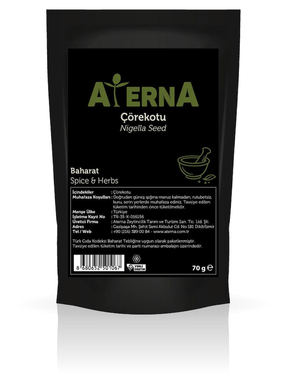 Aterna Glutensiz Çörek Otu Toz 70 gr