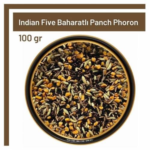 Tos The Organic Spices Baharat Indian Five Baharatlı Panch Phoron Toz 100 gr