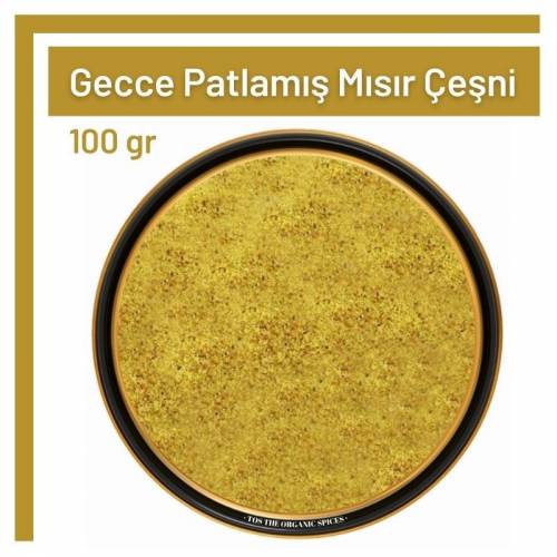 Tos The Organic Spices Baharat Patlamış Mısır Çeşni Toz 100 gr