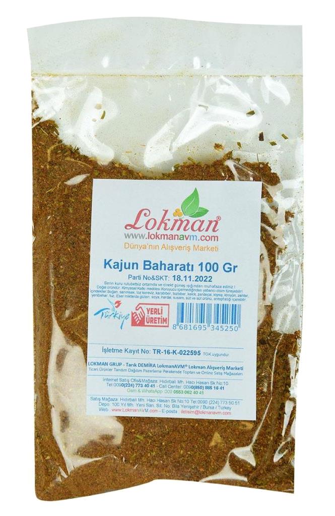 Lokman Avm Vegan Kajun Toz 100 gr