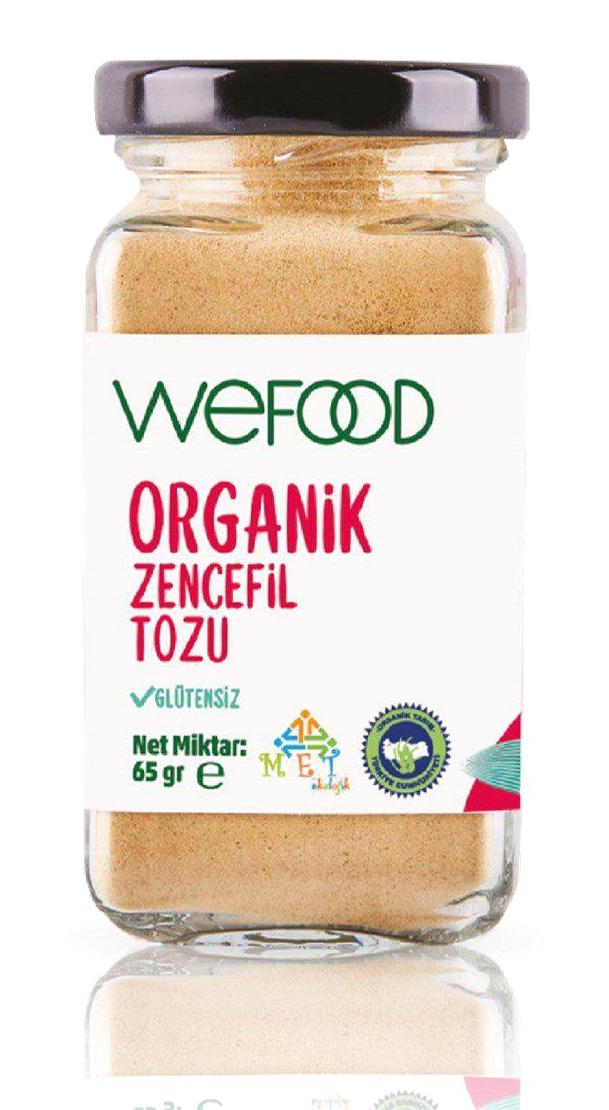 Wefood Doğal Toz Zencefil Toz 65 gr