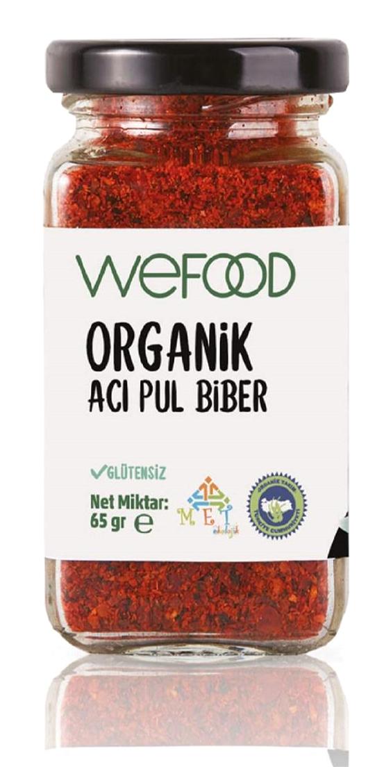 Wefood Acı Pul Biber Tane 65 gr