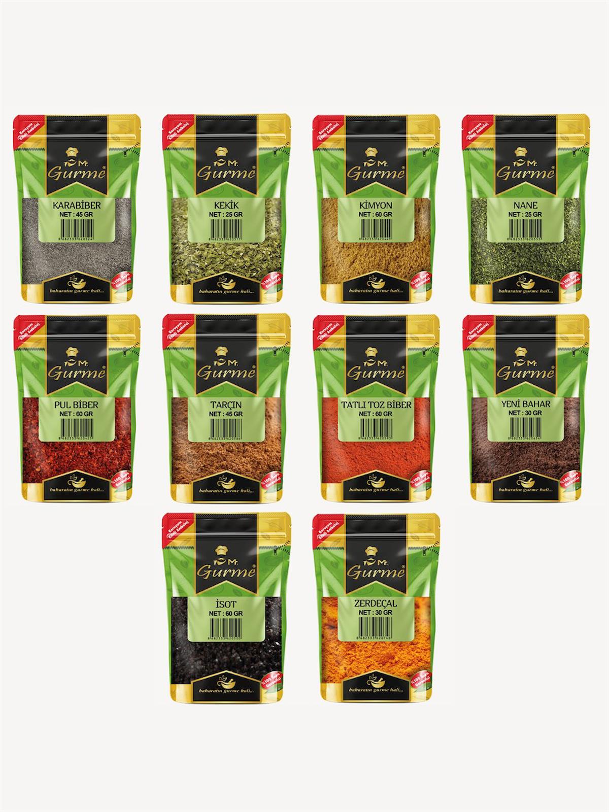 Mr Gurme Glutensiz Toz Baharat Seti 45 gr
