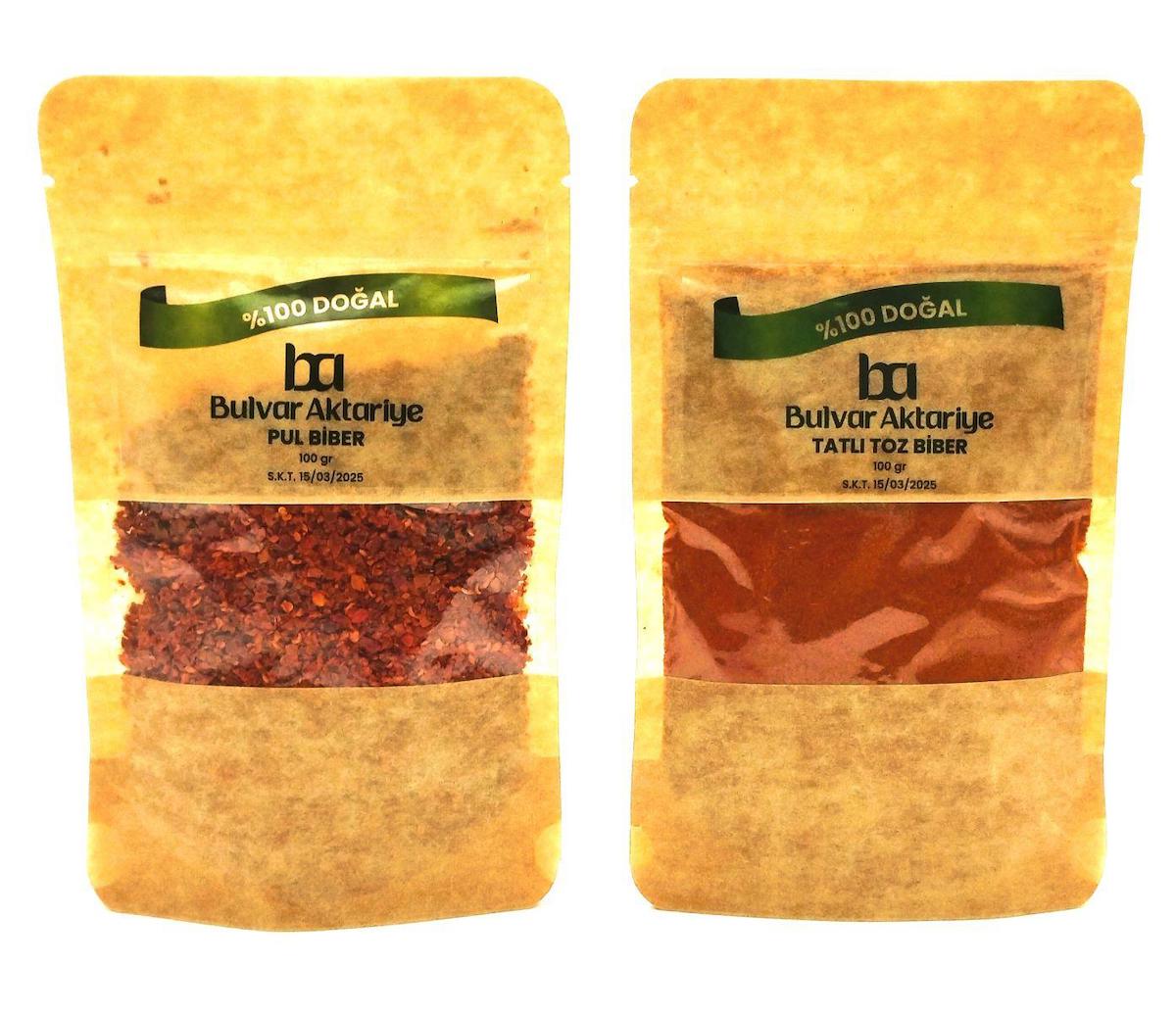 Bulvar Aktar Tatlı Pul Biber Toz 2 x 100 gr