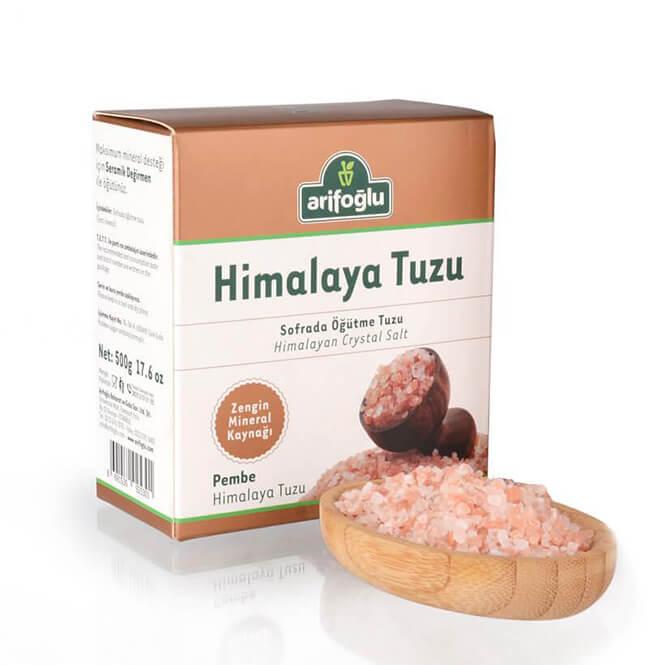 Arifoğlu Vegan Himalaya Tuzu Tane Pembe 500 gr