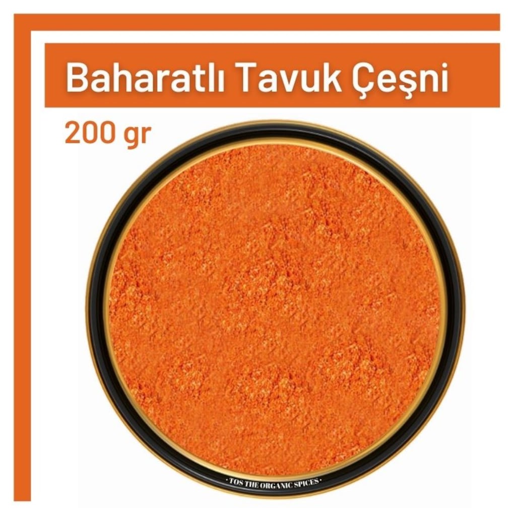 Tos The Organic Spices Glutensiz Baharatlı Tavuk Çeşni Toz 200 gr