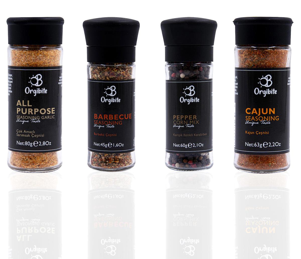 Orgibite Vegan Sarımsak Tozu Tane 4 x 65 gr