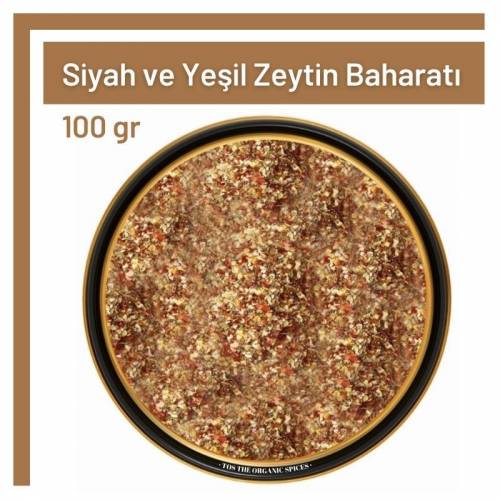 Tos The Organic Spices Glutensiz Siyah Ve Yeşil Zeytin Baharatı Toz 100 gr