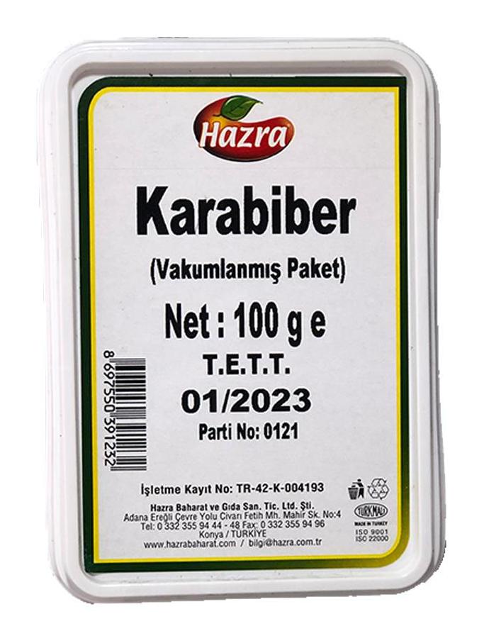 Gurmepark Vegan Karabiber Toz 100 gr