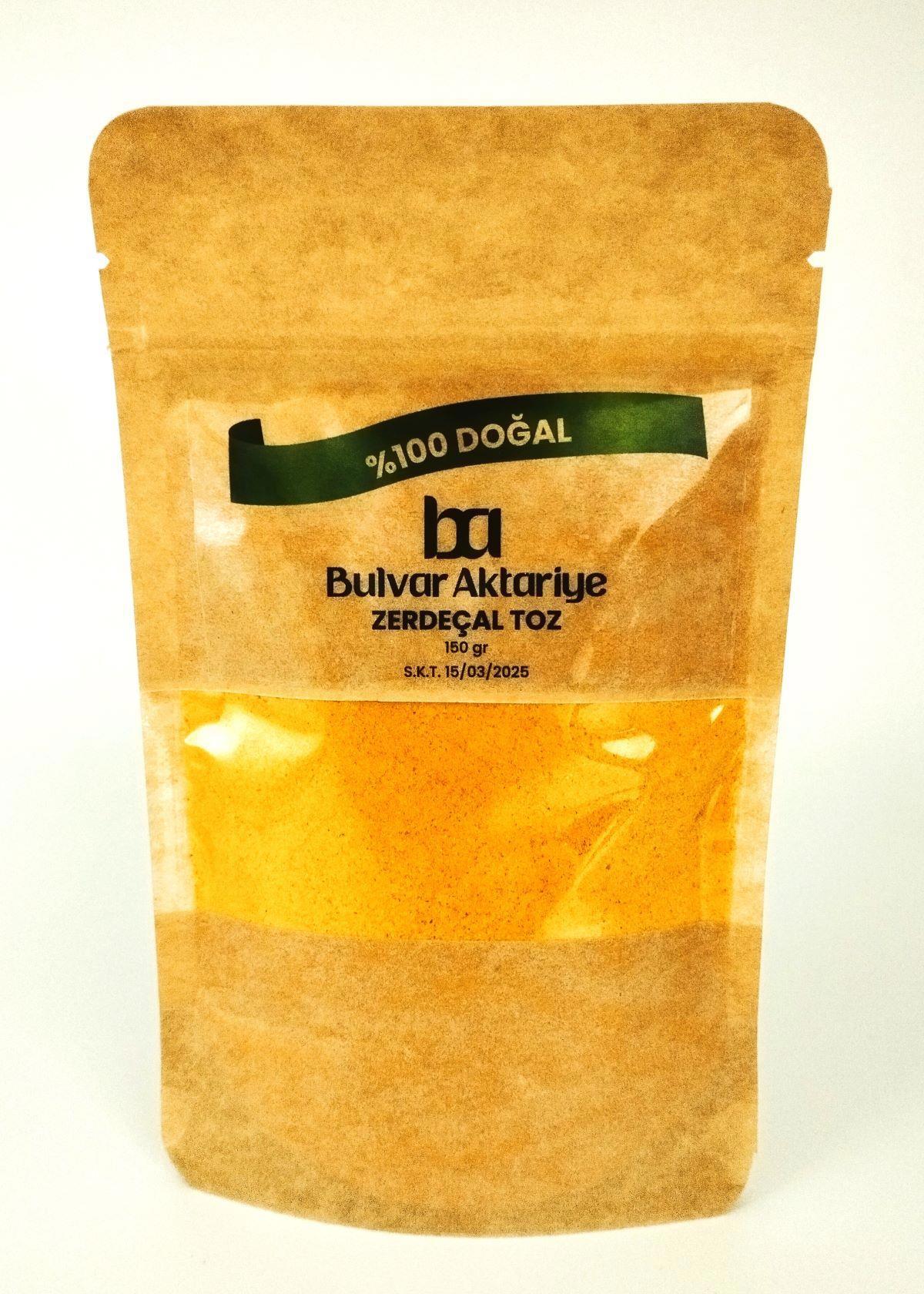 Bulvar Aktar Vegan Zerdeçal Toz 150 gr