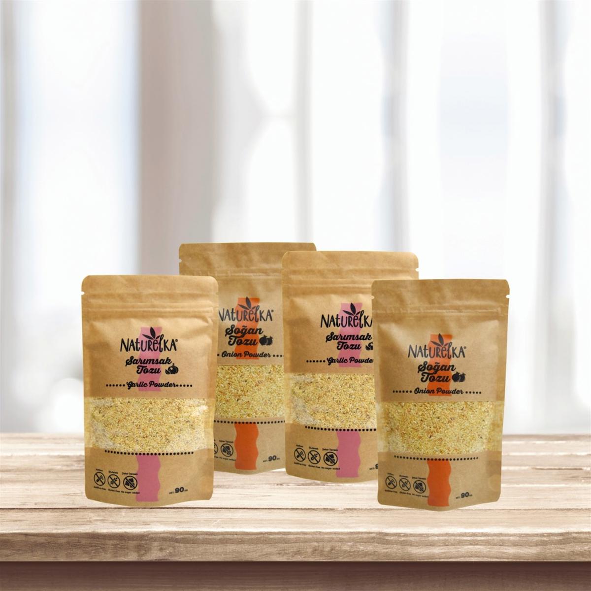 Naturelka Vegan Sarımsak - Soğan Toz 90 gr