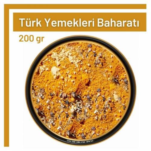 Tos The Organic Spices Baharat Türk Yemekleri Baharatı Toz 200 gr