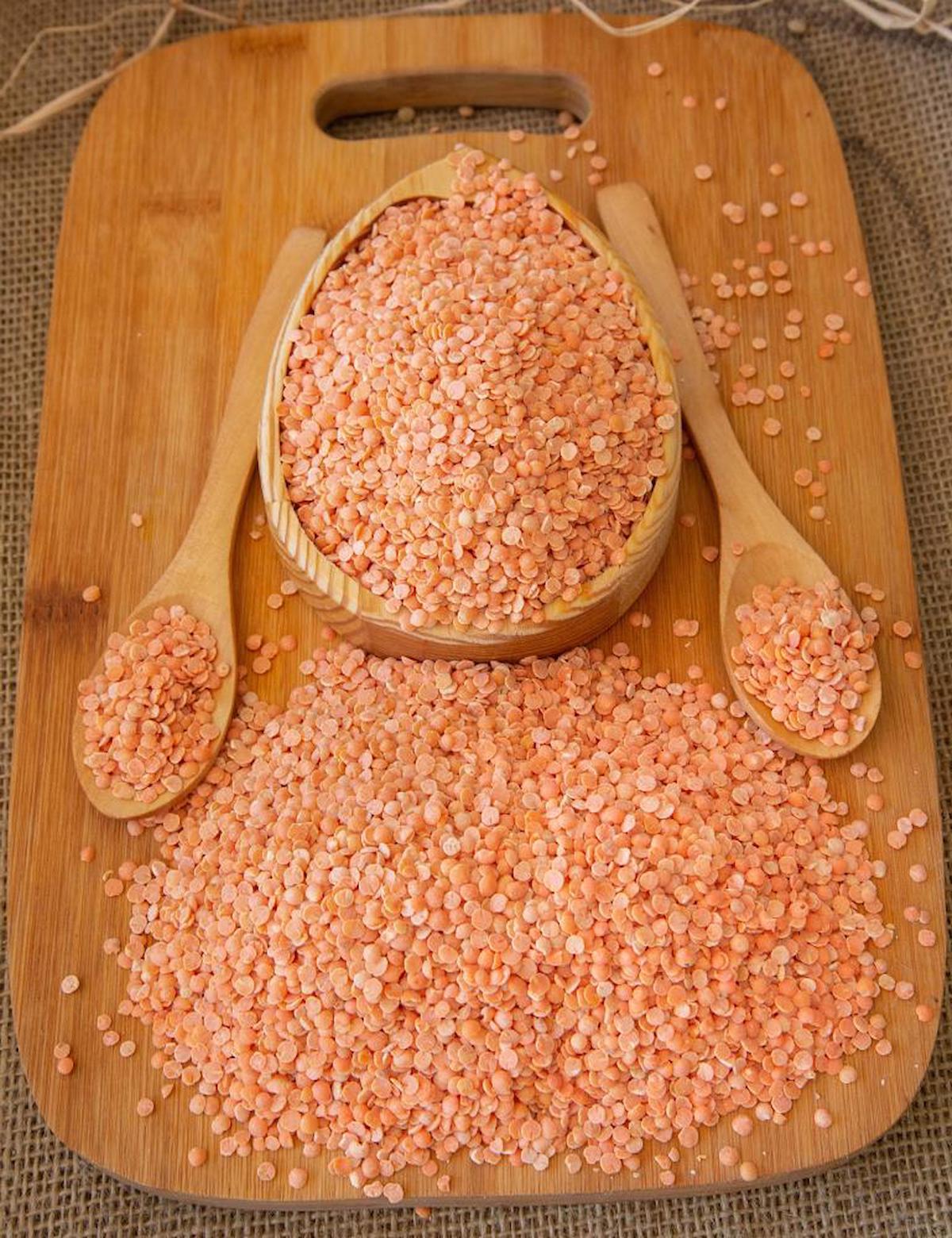 Gültekin Peynircilik Glutensiz Soyulmuş Kırmızı Mercimek Tane 1 kg