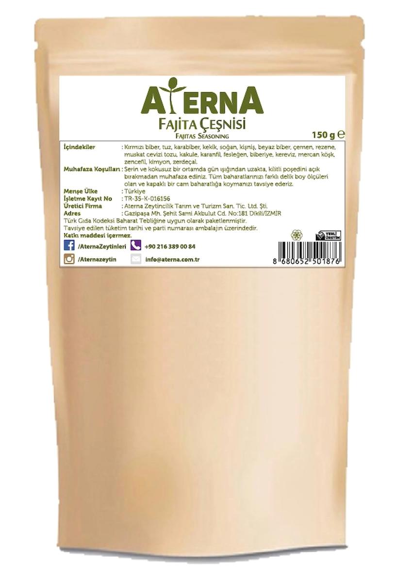 Aterna Glutensiz Fajita Çeşni Toz 150 gr