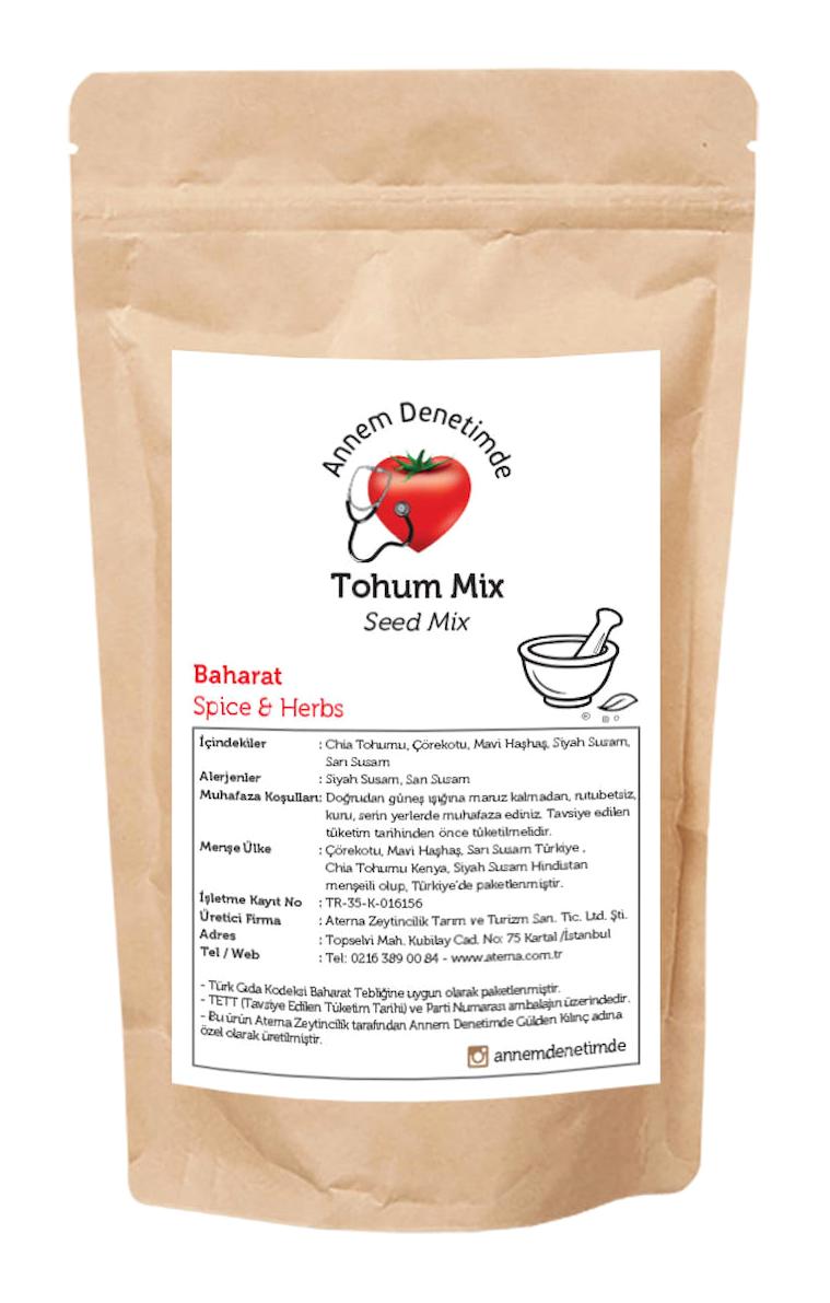 Aterna Glutensiz Tohum Mix Toz 100 gr