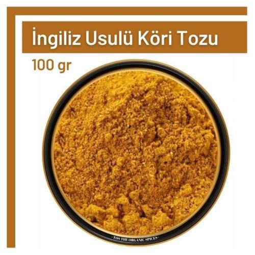 Tos The Organic Spices İngiliz Usulü Baharat Köri Toz 100 gr