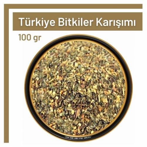 Tos The Organic Spices Glutensiz Türkiye Bitkiler Karışımı Toz 100 gr