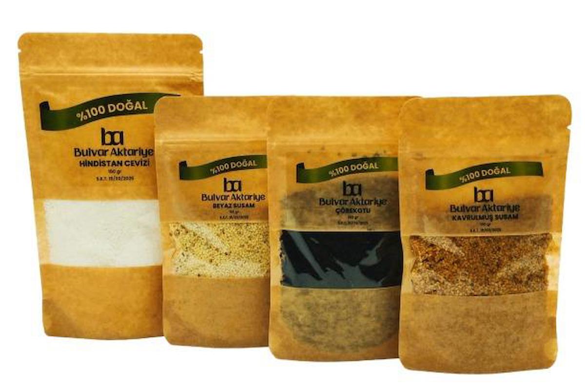 Bulvar Aktar Vegan Toz Baharat Seti 4 x 150 gr