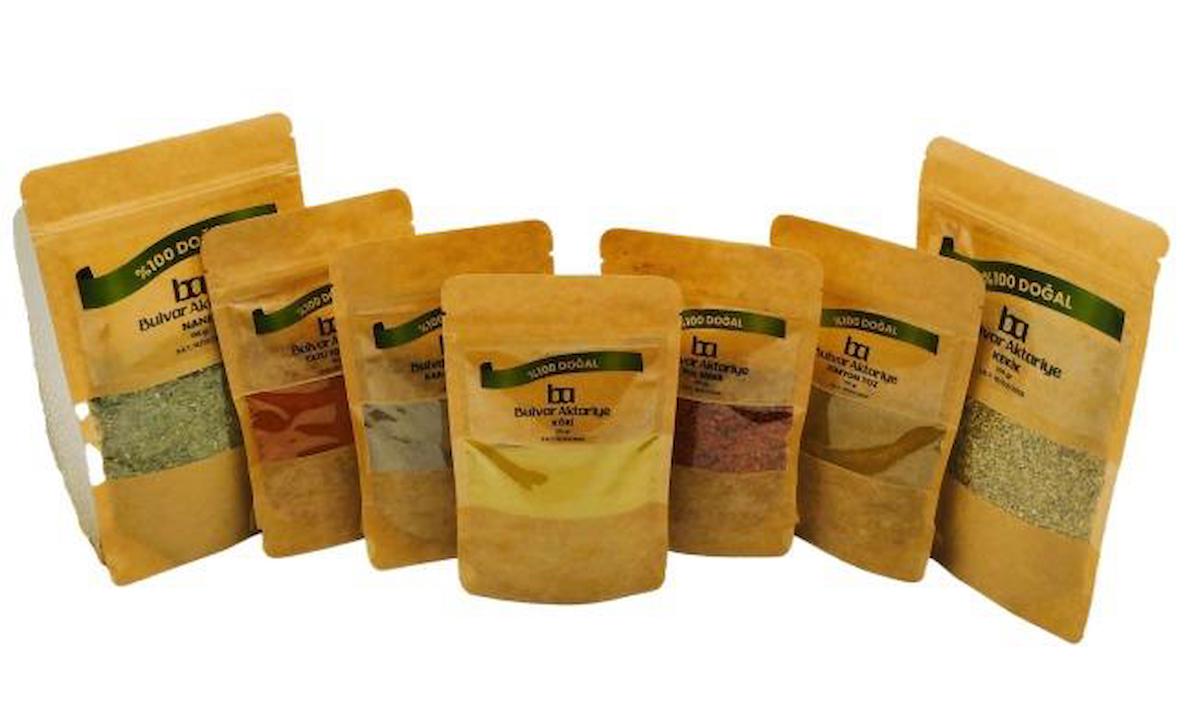 Bulvar Aktar Vegan Toz Baharat Seti 7 x 100 gr