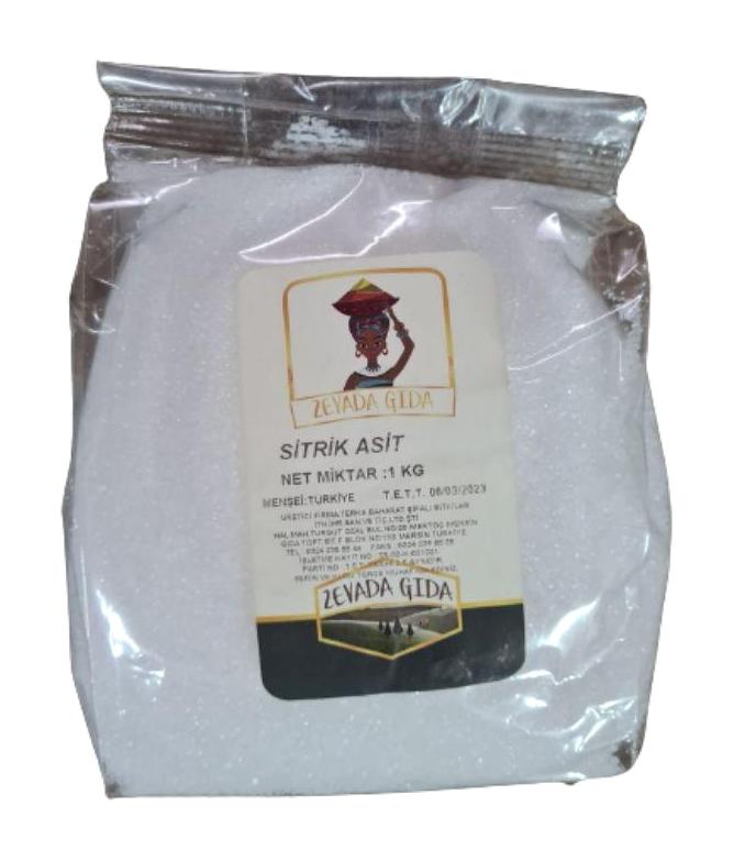 Zeyada Gıda Baharat Limon Tuzu Tane 1 kg